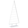 vidaXL &Aacute;rvore de Natal de metal KUOPIO 210 cm A&ccedil;o Branco