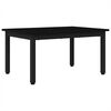 vidaXL Mesa de centro Carvalho Preto 70 x 50 x 36 cm