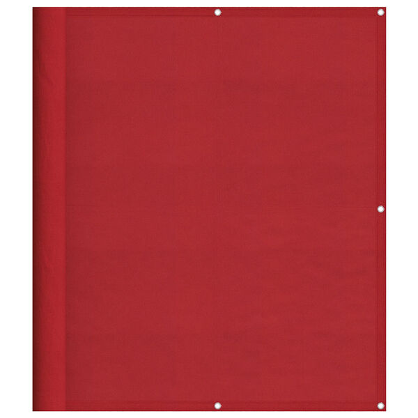 vidaXL Tela de varanda 120x800 cm 100% poli&eacute;ster oxford vermelho