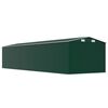 vidaXL Abrigo de jardim 257x990x181 cm a&ccedil;o galvanizado verde