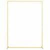 vidaXL Arco de Casamento Ouro 150 x 49,5 x 200 cm A&ccedil;o