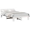 vidaXL Estrutura da Cama com cabeceira Branco 140 x 190 cm