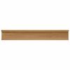 vidaXL Prateleira de Parede 2 pcs Castanho 60 x 9 x 3 cm
