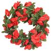 vidaXL Grinaldas de flores 6 pcs 240 cm vermelho