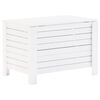 vidaXL Caixa de arruma&ccedil;&atilde;o c/ tampa RANA 80x49x54cm pinho maci&ccedil;o branco