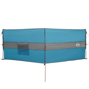 vidaXL Corta-vento de campismo 344x120 cm imperme&aacute;vel azul