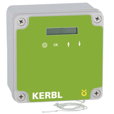 Kerbl Conjunto porta de galinheiro automática 40x43 cm