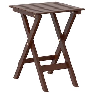 vidaXL Mesa de apoio dobr&aacute;vel madeira de &aacute;lamo maci&ccedil;a castanho