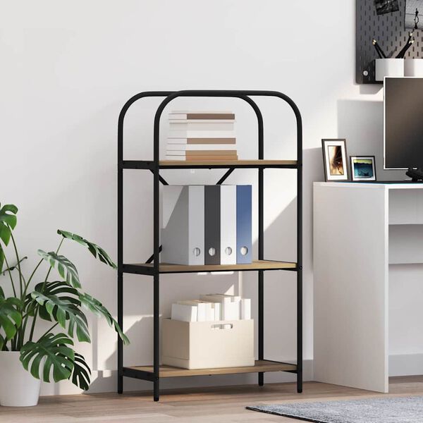 vidaXL Estante Carvalho Artesanal 60 x 30 x 109 cm Madeira processada