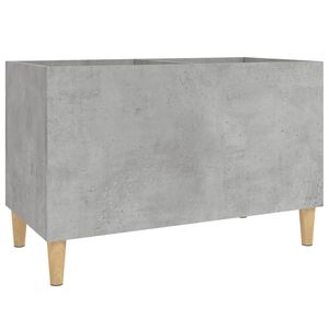 vidaXL Arm&aacute;rio p/ discos 74,5x38x48 cm derivados madeira cinza-cimento