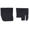 vidaXL Tapete de carro 2 pcs Preto Borracha