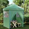 vidaXL Tenda de Festa Verde 200 x 200 x 306 cm Tecido Oxford