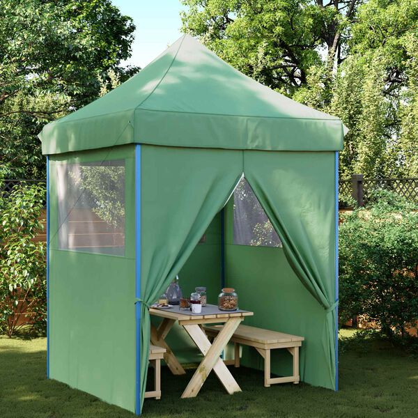 vidaXL Tenda de Festa Verde 200 x 200 x 306 cm Tecido Oxford