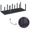 vidaXL Conjunto de Jantar para Jardim 9 pcs Antracite Polipropileno