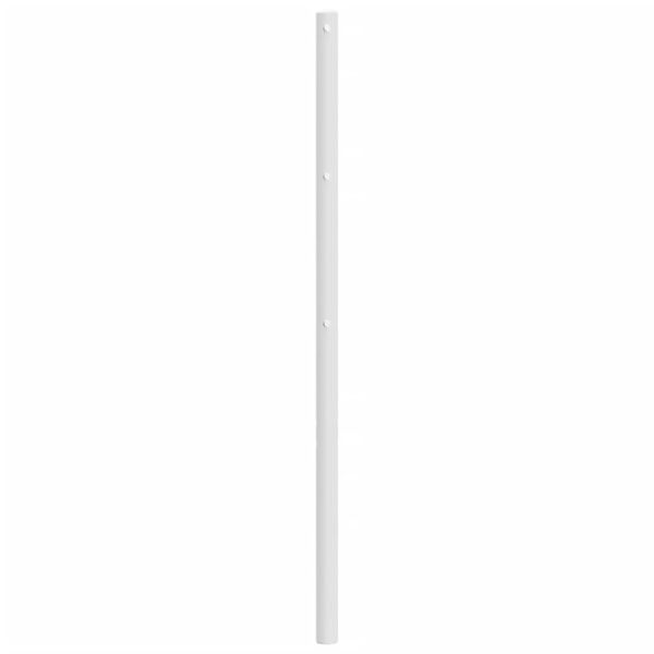 vidaXL Cabeceira de substitui&ccedil;&atilde;o 120 cm metal branco