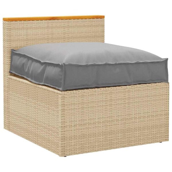 vidaXL Almofada Cinzeto 70 x 70 x 12 cm Tecido Oxford