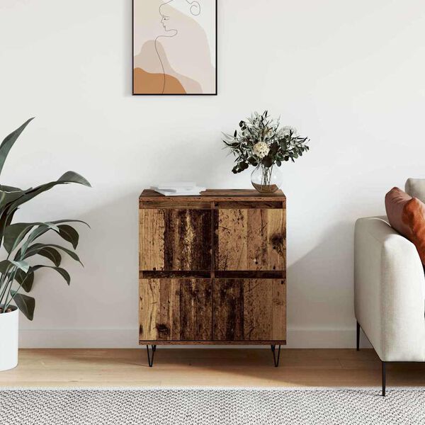 vidaXL Buffet Madeira antiga 60 x 35 x 70 cm