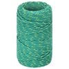 vidaXL Corda de barco 2 mm 500 m polipropileno verde