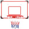 vidaXL 5 pcs conjunto tabela basquetebol para montar na parede
