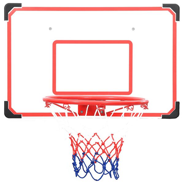 vidaXL 5 pcs conjunto tabela basquetebol para montar na parede