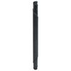 vidaXL Tapete redondo 100 cm bambu preto