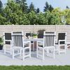 vidaXL Almofad&otilde;es lombares p/ cadeiras de jardim 6pcs oxford preto