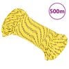 vidaXL Corda de barco 3 mm 500 m polipropileno amarelo
