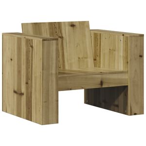 vidaXL Sof&aacute; de jardim 79x60x62 cm madeira de pinho impregnada