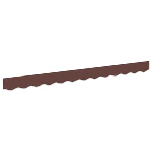 vidaXL Substitui&ccedil;&atilde;o de Valance de Toldo Listrado Castanho 230 x 20 cm