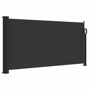 vidaXL Toldo lateral retr&aacute;til 100x300 cm preto