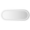 vidaXL Espelho de casa de banho com luzes LED oval 50x20 cm
