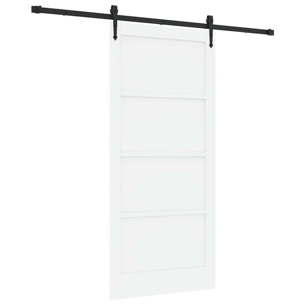 vidaXL Porta Deslizante ORKDAL Branco 93 x 202 cm