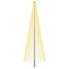 vidaXL &Aacute;rvore de Natal LED 385 cm 1148 LED Branco quente Ferro Preto