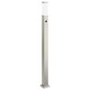 vidaXL Lumin&aacute;ria de poste com sensor, 110 cm, a&ccedil;o inoxid&aacute;vel, IP44
