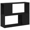 vidaXL Conjunto de m&oacute;vel de TV 80 x 24 x 63 cm Carvalho Preto