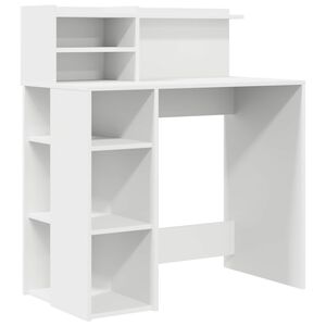 vidaXL Mesa Branco Derivados de Madeira 90 x 48 x 101,5 cm