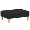vidaXL Apoio de p&eacute;s 77x55x31 cm tecido preto