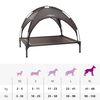 vidaXL Cama para Cachorro Manual Castanho 104 x 86 x 84,5 cm A&ccedil;o