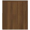 vidaXL Mesas cabeceira c/ LEDs 2 pcs 60x35x40 cm carvalho castanho