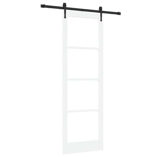 vidaXL Porta Deslizante ORKDAL Branco 78 x 232 cm