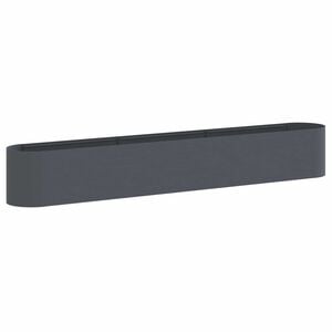 vidaXL Cama de Jardim Elevada Antracite 280 x 40 x 40 cm