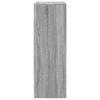 vidaXL Aparador 77x34x100 cm derivados de madeira cinzento sonoma
