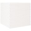 vidaXL Vaso/floreira de jardim 70x70x68,5 cm pinho maci&ccedil;o branco