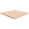 vidaXL Tampo de mesa quadrado 70x70x2,5 cm carvalho maci&ccedil;o n&atilde;o tratado