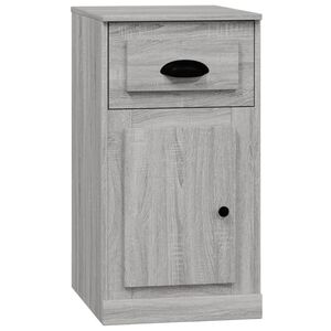 vidaXL Arm&aacute;rio apoio c/ gaveta 40x50x75cm cor cinzento sonoma
