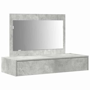 vidaXL Mesa de vestir Cinzeto 100 x 40 x 70 cm Derivados de Madeira