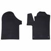 vidaXL Tapete de carro 2 pcs Preto TPE