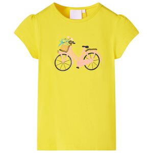 T-shirt de crian&ccedil;a amarelo 104