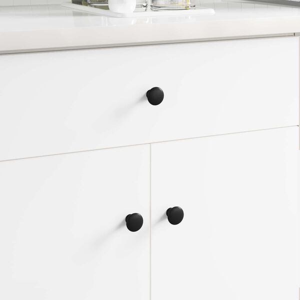 vidaXL Cabo 1461 pcs Preto &Oslash;30 mm Alum&iacute;nio