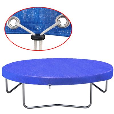 vidaXL Cobertura para trampolim PE 300 cm 90 g/m²